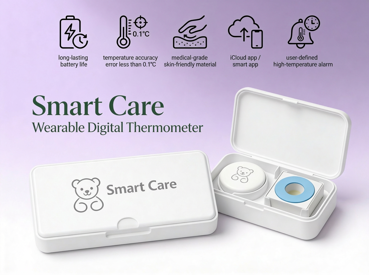 NOWOŚĆ - Baby термометър Smart Care i 20 бр. plastrów