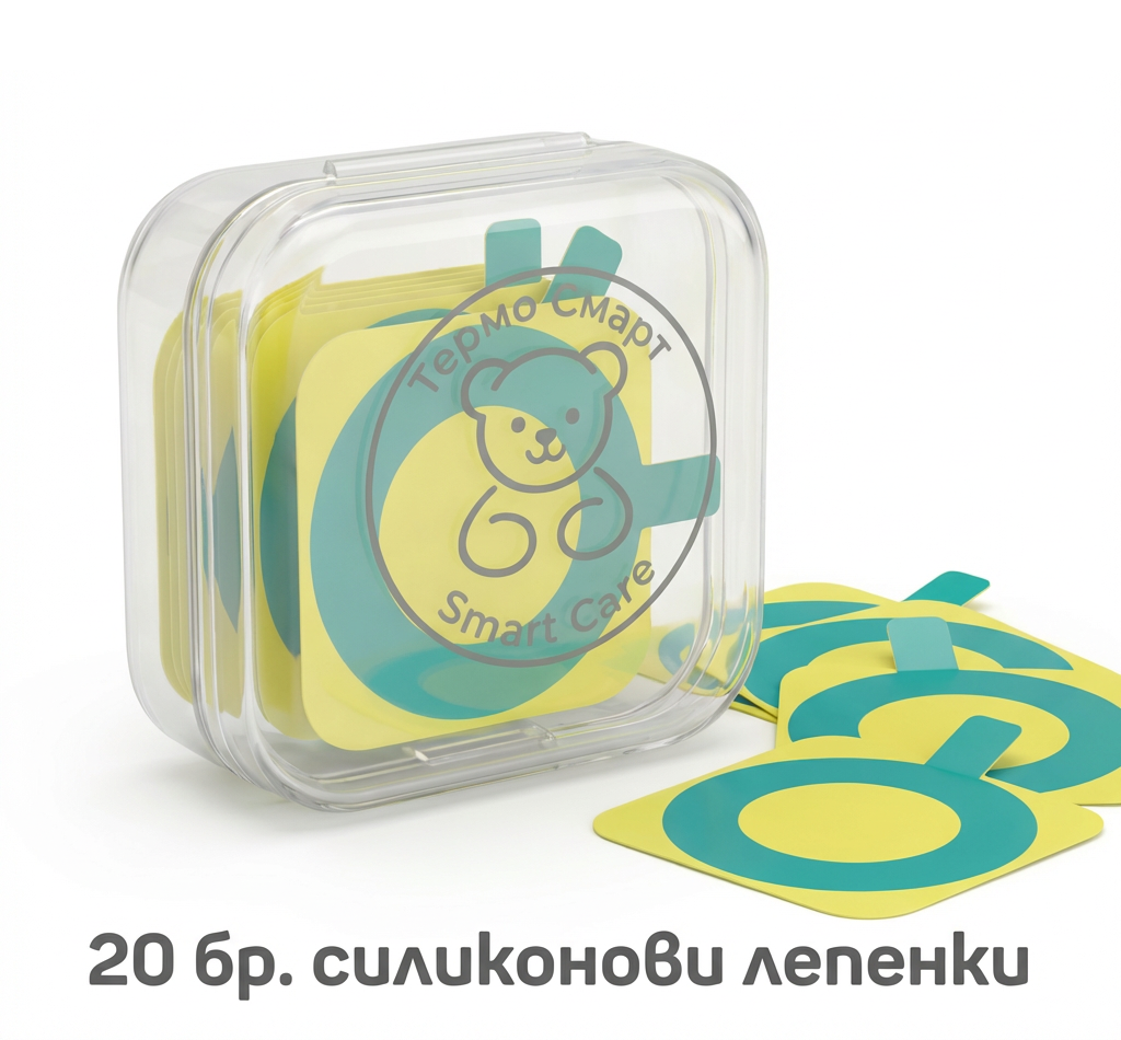 5 бр.силиконови + 15 бр. mediцински лепенки