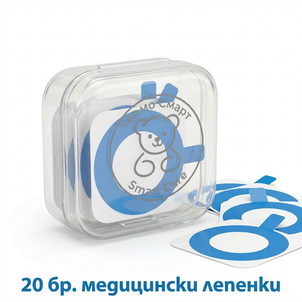 5 бр.силиконови + 15 бр. mediцински лепенки