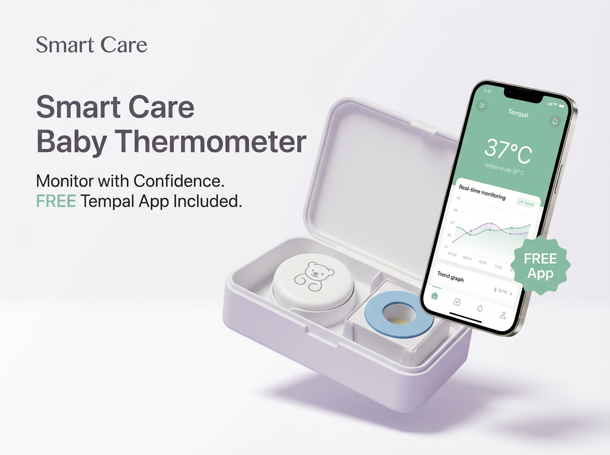 NOWOŚĆ - Baby термометър Smart Care i 20 бр. plastrów