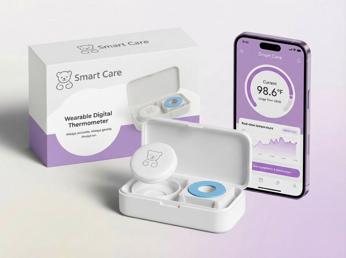 NOWOŚĆ - Baby термометър Smart Care i 20 бр. plastrów