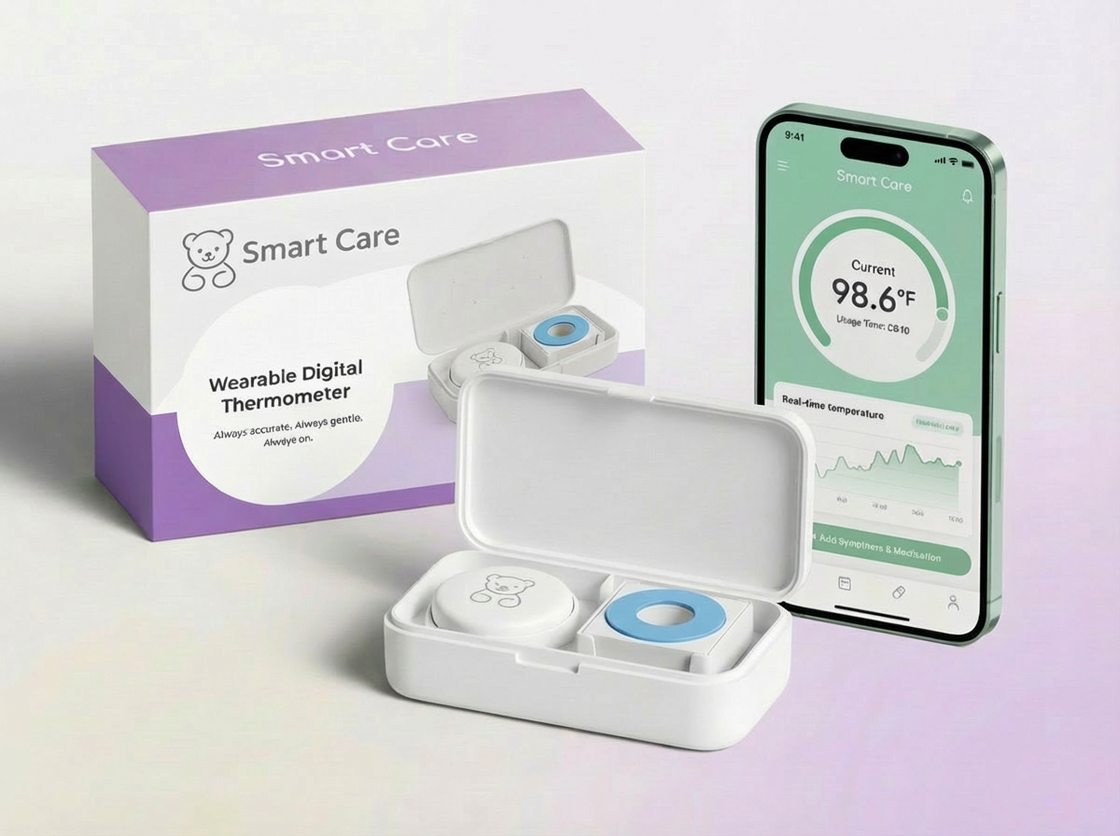 NOWOŚĆ - Baby термометър Smart Care i 20 бр. plastrów
