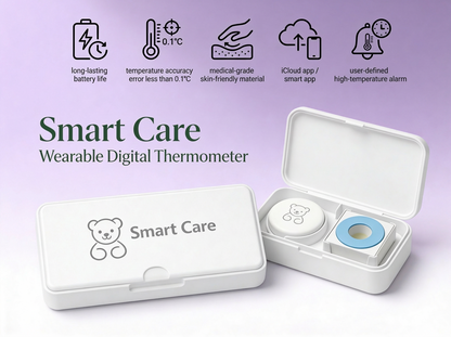 NOWOŚĆ - Baby термометър Smart Care i 20 бр. plastrów