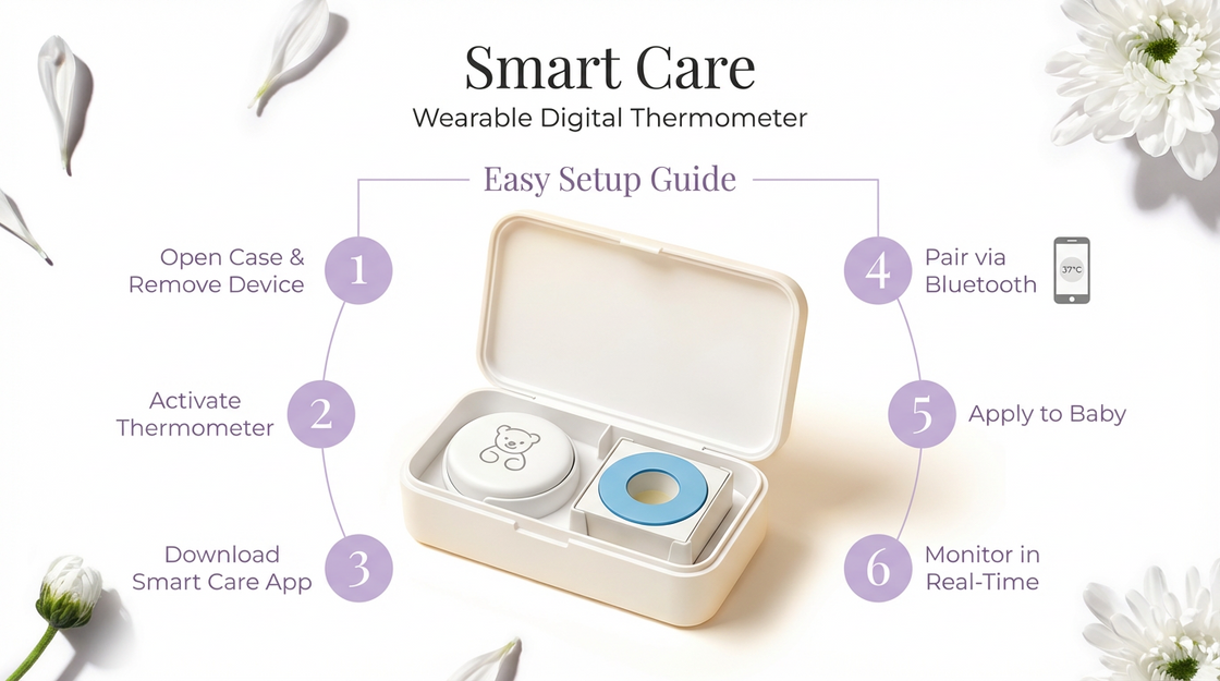 NOWOŚĆ - Baby термометър Smart Care i 20 бр. plastrów